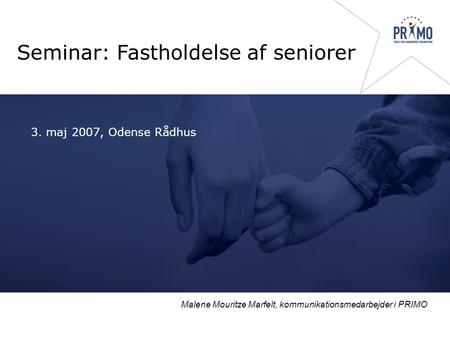 Seminar: Fastholdelse af seniorer