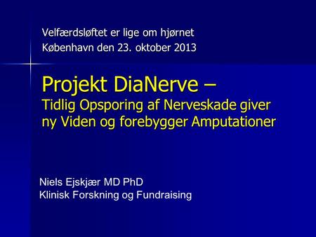 Velfærdsløftet er lige om hjørnet København den 23. oktober 2013