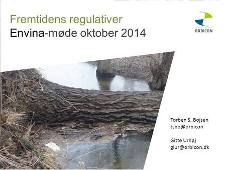 Fremtidens regulativer Envina-møde oktober 2014
