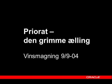 Priorat – den grimme ælling Vinsmagning 9/9-04.