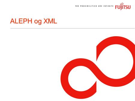 ALEPH og XML. eLib Seminar 18 – 19 november 2004 ALEPH og XML Status  Print system arbejder med XML lignende mellem filer.  Færdige printfiler kan gemmes.