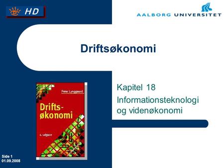 Kapitel 18 Informationsteknologi og videnøkonomi