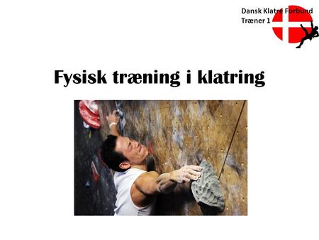 Fysisk træning i klatring