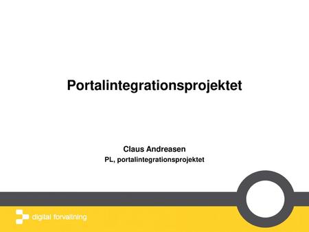 Portalintegrationsprojektet