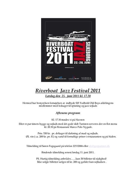 Riverboat Jazz Festival 2011