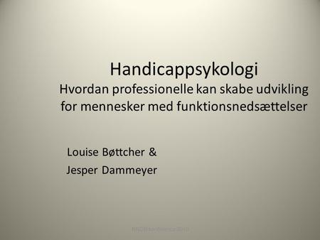 Louise Bøttcher & Jesper Dammeyer