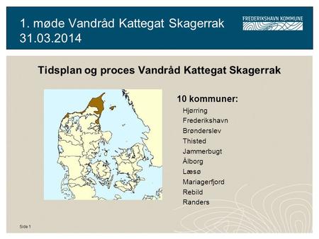 1. møde Vandråd Kattegat Skagerrak