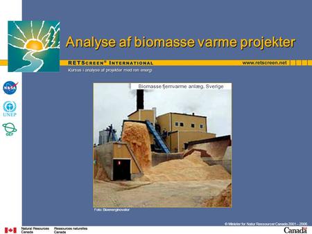 Biomasse fjernvarme anlæg, Sverige