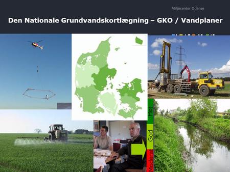 Den Nationale Grundvandskortlægning – GKO / Vandplaner