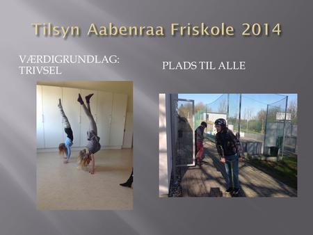 Tilsyn Aabenraa Friskole 2014