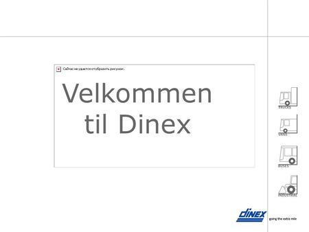 Velkommen til Dinex.