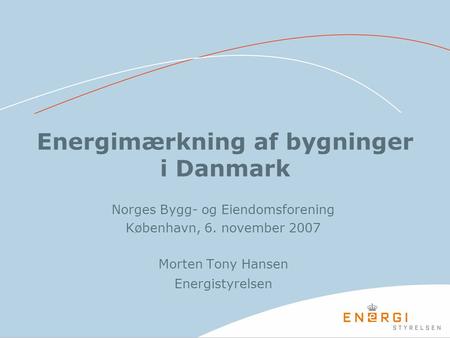 Energimærkning af bygninger i Danmark