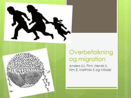 Overbefolkning og migration
