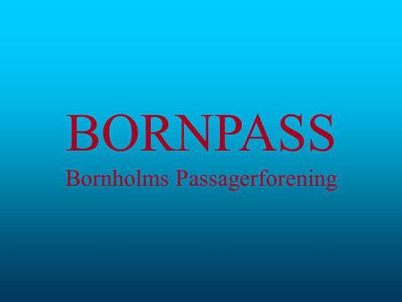 Bornholms Passagerforening
