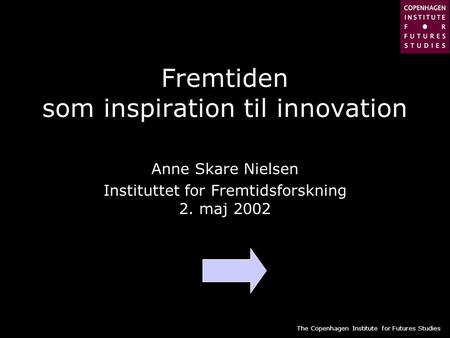 Fremtiden som inspiration til innovation