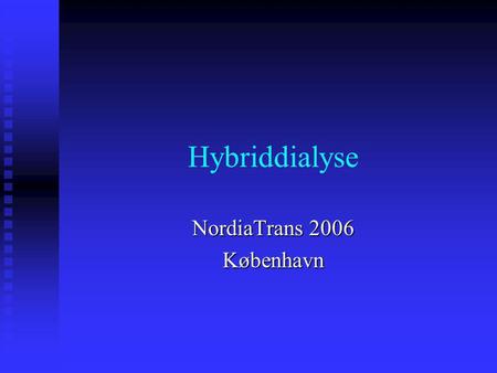 NordiaTrans 2006 København