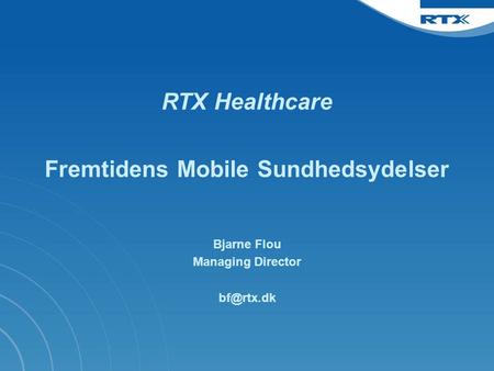 Fremtidens Mobile Sundhedsydelser