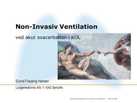Non-Invasiv Ventilation