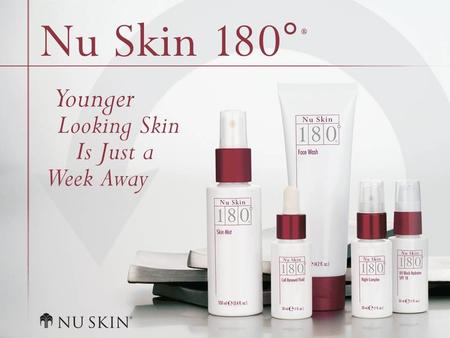 © 2001 Nu Skin International, Inc. Nu Skin 180 ° ® Anti-Ageing Skin Therapy System oversigt.