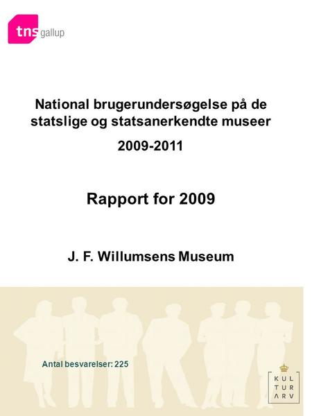National brugerundersøgelse på de statslige og statsanerkendte museer