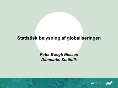 Statistisk belysning af globaliseringen