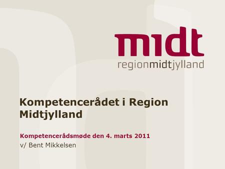 Kompetencerådet i Region Midtjylland