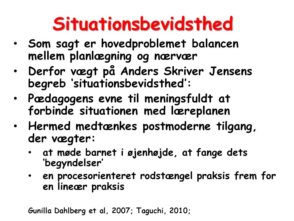 Situationsbevidsthed