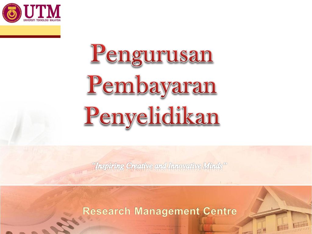 Pengurusan Pembayaran Penyelidikan Research Management Centre