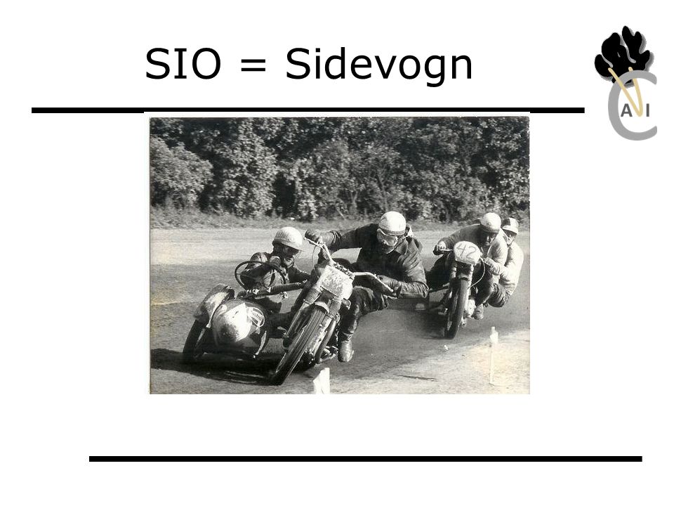 SIO = Sidevogn