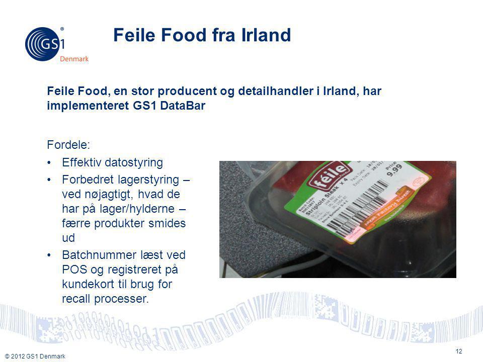 Feile Food fra Irland Feile Food, en stor producent og detailhandler i Irland, har implementeret GS1 DataBar.