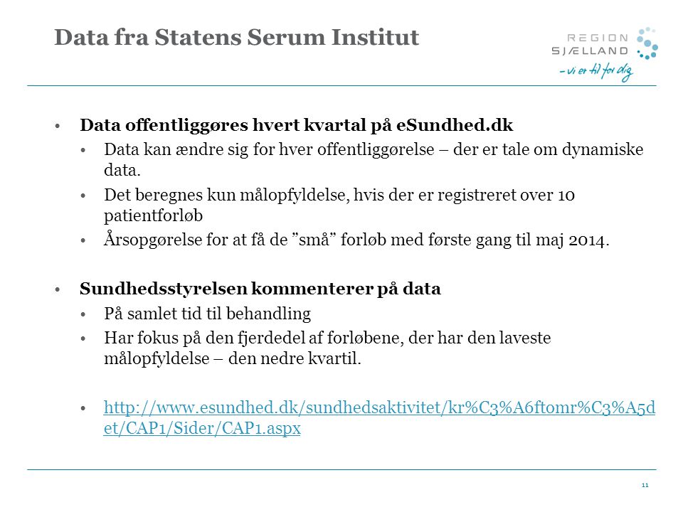 Data fra Statens Serum Institut
