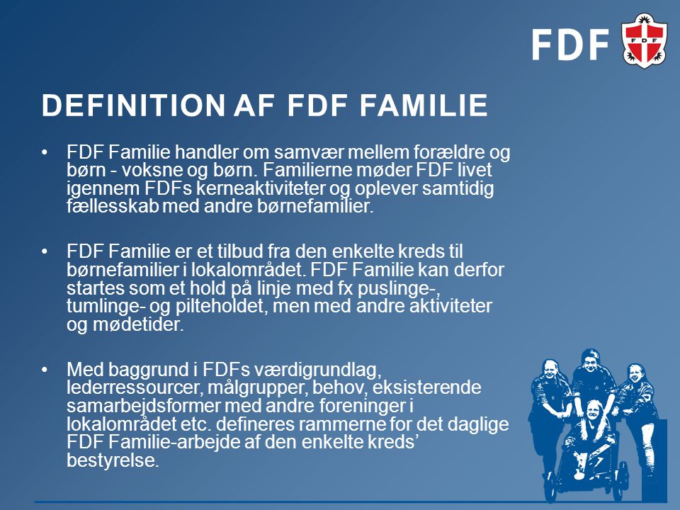 Definition af FDF Familie