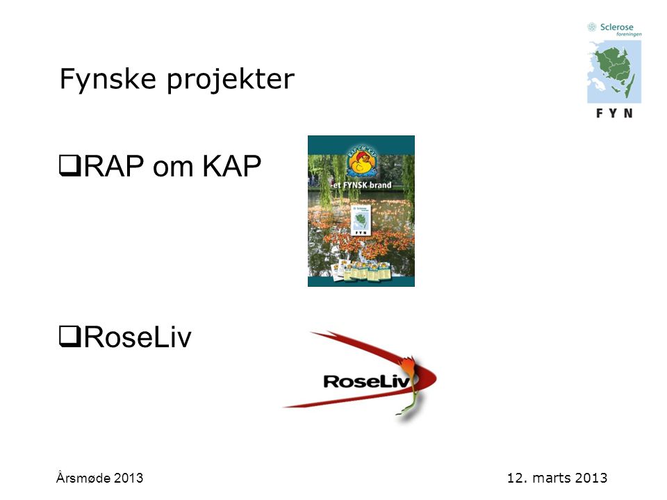 RAP om KAP RoseLiv Årsmøde marts 2013