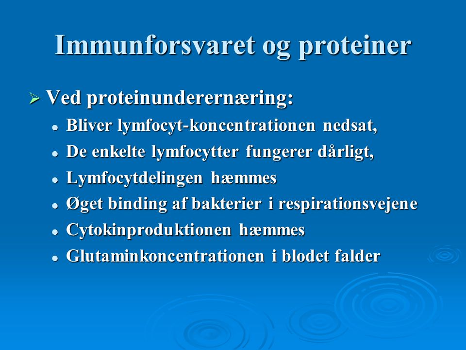 Immunforsvaret og proteiner
