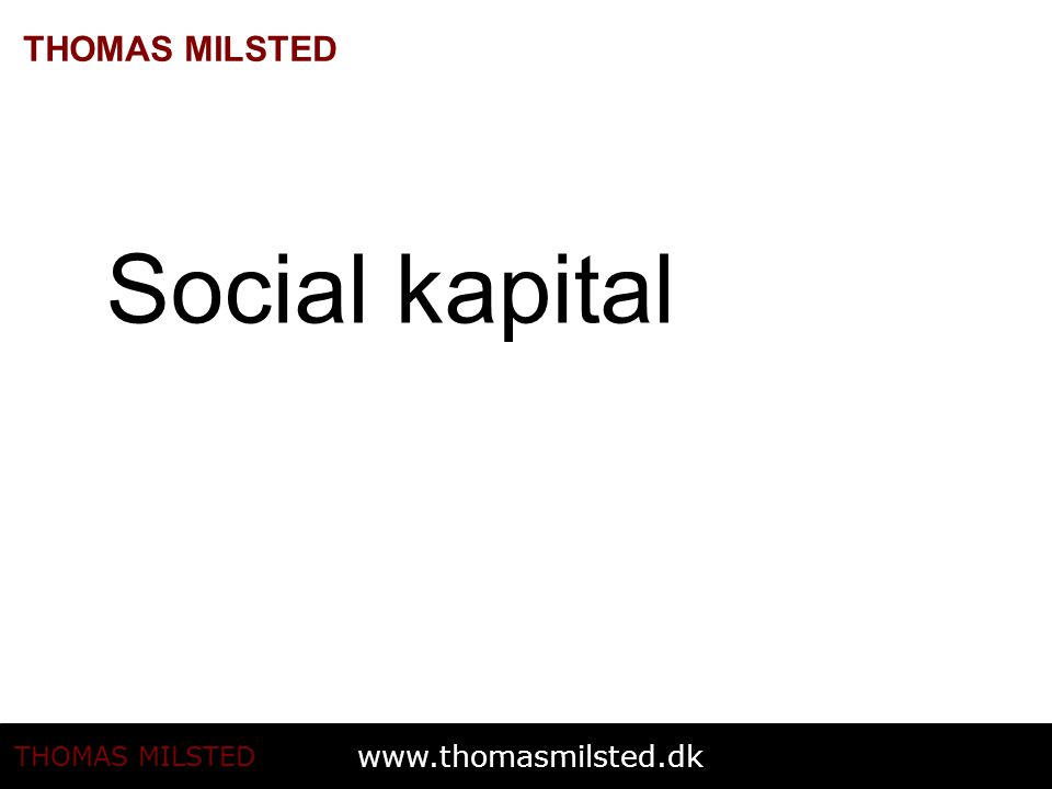 Social kapital