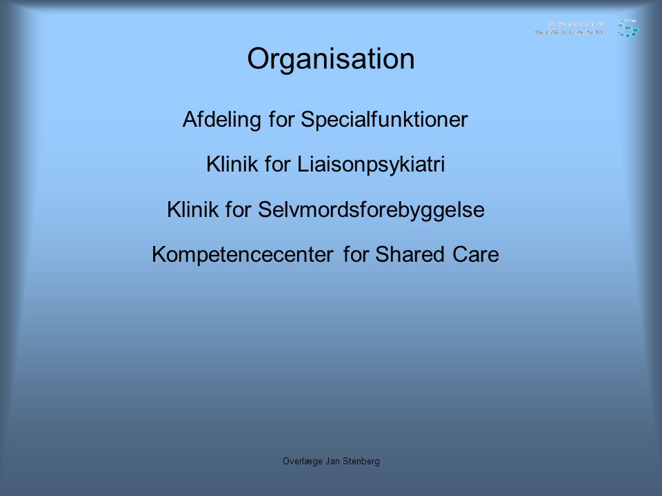 Organisation Afdeling for Specialfunktioner