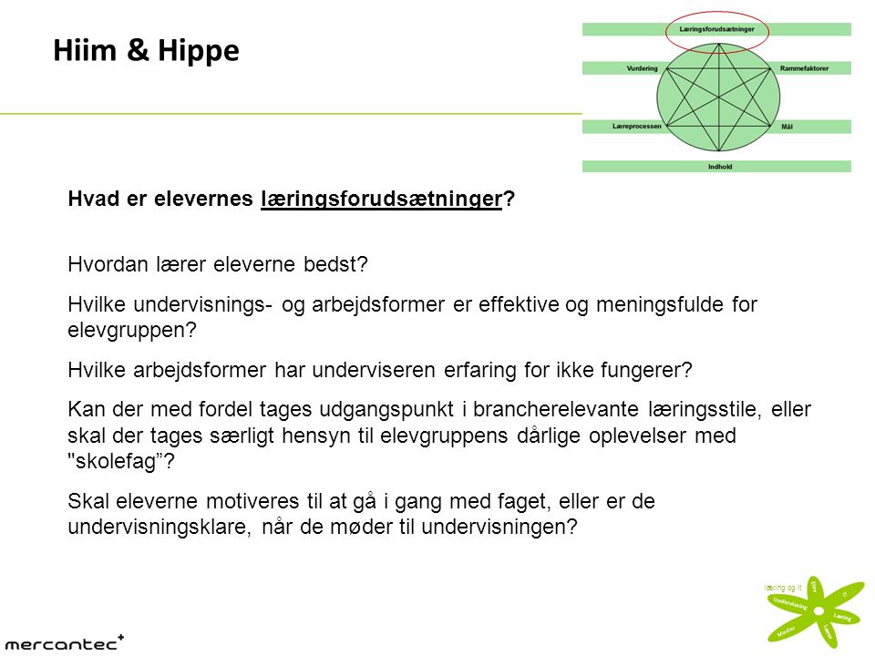 Hiim & Hippe Hvad er elevernes læringsforudsætninger