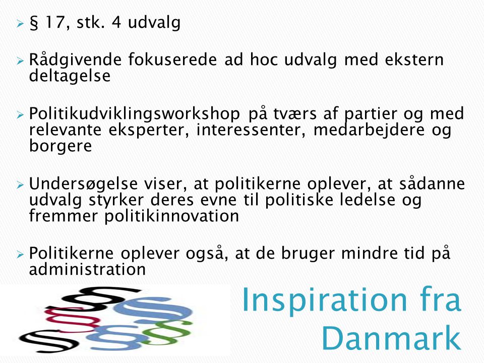 Inspiration fra Danmark