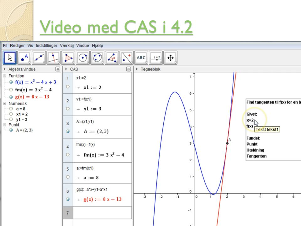 Video med CAS i 4.2