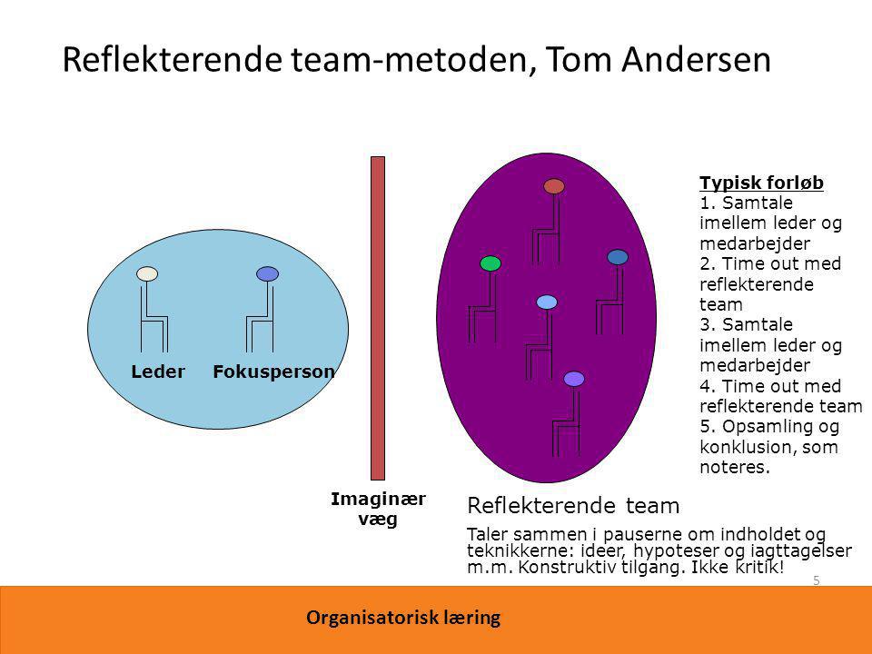 Reflekterende team-metoden, Tom Andersen