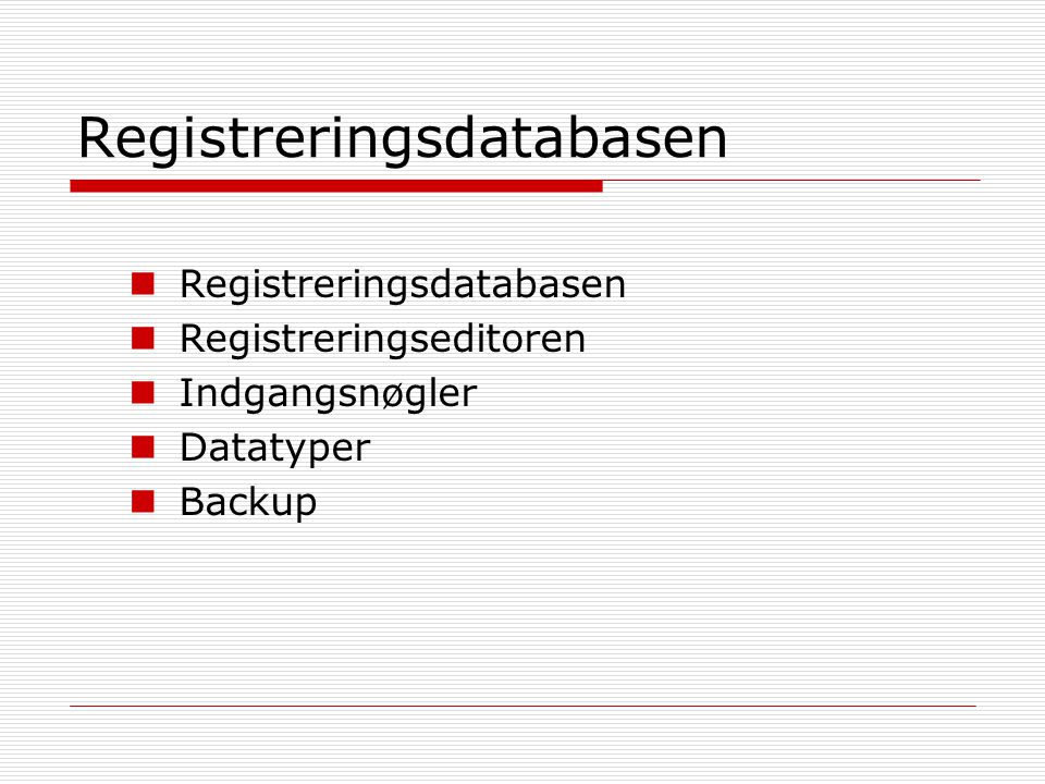 Registreringsdatabasen