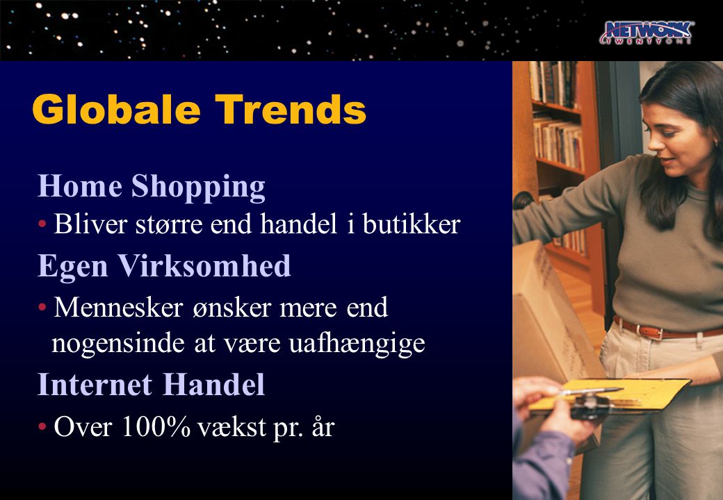 Globale Trends Home Shopping Egen Virksomhed Internet Handel