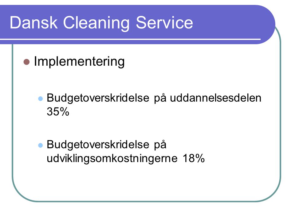 Dansk Cleaning Service