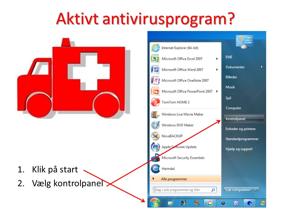 Aktivt antivirusprogram