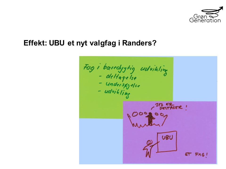 Effekt: UBU et nyt valgfag i Randers