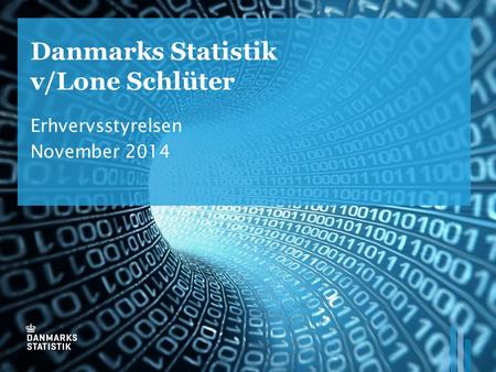 Danmarks Statistik v/Lone Schlüter