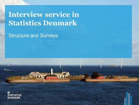 Interview service in Statistics Denmark Structure and Surveys.