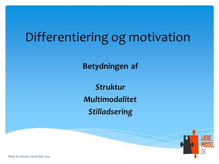 Differentiering og motivation