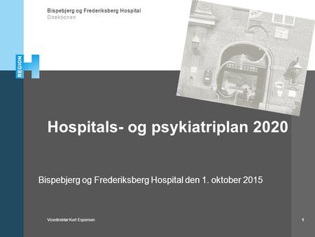 Bispebjerg og Frederiksberg Hospital Indsæt hjælpelinjer til placering af objekter 1. Højreklik uden for slidet og vælg Gitter og hjælpelinjer 2. Sæt kryds.