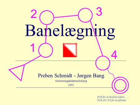 Preben Schmidt - Jørgen Bang Orienteringsklubben Esbjerg 2001